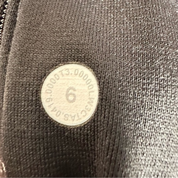 LULULEMON Outrun the Elements 1/2 Zip Pullover in Misted Jacquard Black White - Picture 14 of 15